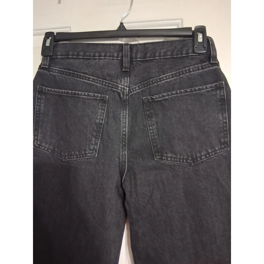 NWT Girls Old Navy Baggy Straight Leg Jeans Size 16 Black